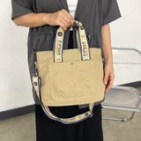 ロゴショルダーキャンバストートバッグ | non-hedge | 詳細画像9