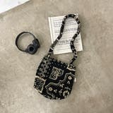 ブラック | 柄アソートボアショルダーバッグ | non-hedge