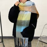 ブロックチェックマフラー | non-hedge  | 詳細画像2 