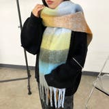 ブロックチェックマフラー | non-hedge  | 詳細画像3 