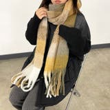 ブロックチェックマフラー | non-hedge  | 詳細画像4 