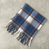 ブルー | チェックマフラー | non-hedge 