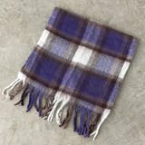 パープル | チェックマフラー | non-hedge 