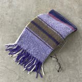 パープル | マルチボーダーマフラー | non-hedge 