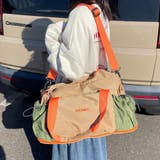 ベージュ | 撥水配色トラベルトートバッグ | non-hedge 