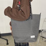 撥水チェック2WAYトートバッグ | non-hedge | 詳細画像5