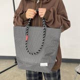 撥水チェック2WAYトートバッグ | non-hedge | 詳細画像6