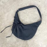 ブラック | 撥水ドロストチェックショルダーバッグ | non-hedge