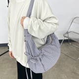 撥水ドロストチェックショルダーバッグ | non-hedge | 詳細画像3