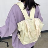 オフホワイト | 撥水チェックリュックサック | non-hedge