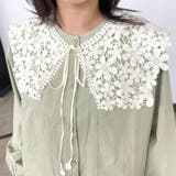 花モチーフ付け襟 | non-hedge  | 詳細画像3 