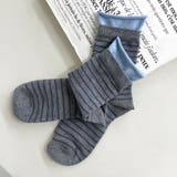 グレー | ボーダーソックス | non-hedge 