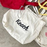 ホワイト×ブラック | 撥水配色ロゴトートバッグ | non-hedge 