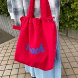 撥水配色ロゴトートバッグ | non-hedge  | 詳細画像17 