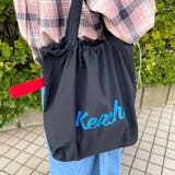 撥水配色ロゴトートバッグ | non-hedge  | 詳細画像21 