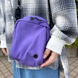 パープル | 撥水ドローコードミニショルダーバッグ | non-hedge 