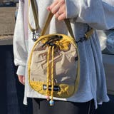 マスタード | 撥水配色ミニショルダーバッグ | non-hedge 