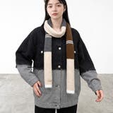 バイカラー細ストール | non-hedge | 詳細画像13