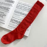 レッド | 【SOTOASOBI】カラールーズソックス | non-hedge 