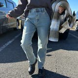 暖スリットデニムパンツ | non-hedge | 詳細画像2