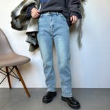 ライトブルー | 暖スリットデニムパンツ | non-hedge