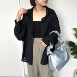 ブラック | 楊柳シアーチェックシャツ | non-hedge