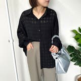楊柳シアーチェックシャツ | non-hedge | 詳細画像11