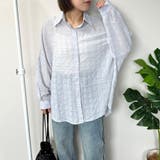 グレー | 楊柳シアーチェックシャツ | non-hedge