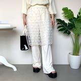 レーススカートレイヤードパンツ | non-hedge  | 詳細画像11