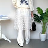 レーススカートレイヤードパンツ | non-hedge  | 詳細画像14