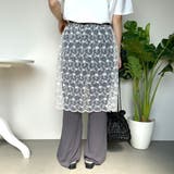 レーススカートレイヤードパンツ | non-hedge  | 詳細画像4