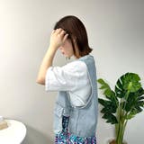 デニムショートベスト | non-hedge | 詳細画像13