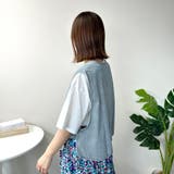 デニムショートベスト | non-hedge | 詳細画像14