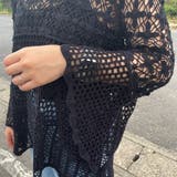 袖フレアクロシェ切替プルオーバー | non-hedge | 詳細画像10