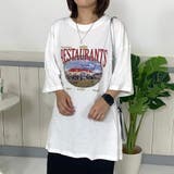 レストランプリントビッグTシャツ | non-hedge  | 詳細画像5 