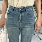 裾ボタン切替デニムパンツ | non-hedge  | 詳細画像6 