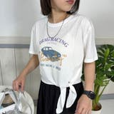 オフホワイト | ★WEB限定★裾絞りプリントTシャツ | non-hedge