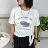 ★WEB限定★裾絞りプリントTシャツ | non-hedge | 詳細画像4
