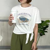 ★WEB限定★裾絞りプリントTシャツ | non-hedge | 詳細画像5