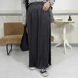 ベロアプリーツスカート | non-hedge  | 詳細画像26 