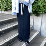 ブラック | リブIラインスカート | non-hedge