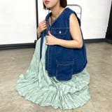 デニムリボンベスト | non-hedge | 詳細画像17