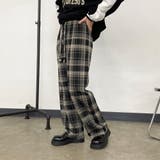 チェックワイドパンツ | non-hedge  | 詳細画像14 