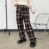 チェックワイドパンツ | non-hedge  | 詳細画像5 