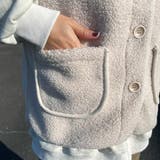 ニットフードボアベスト | non-hedge  | 詳細画像11 