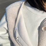 ニットフードボアベスト | non-hedge  | 詳細画像15 