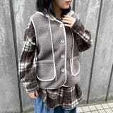 ニットフードボアベスト | non-hedge  | 詳細画像18 