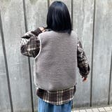 ニットフードボアベスト | non-hedge  | 詳細画像22 