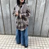 ニットフードボアベスト | non-hedge  | 詳細画像23 