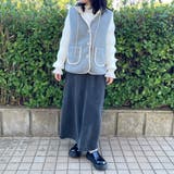 ニットフードボアベスト | non-hedge  | 詳細画像30 